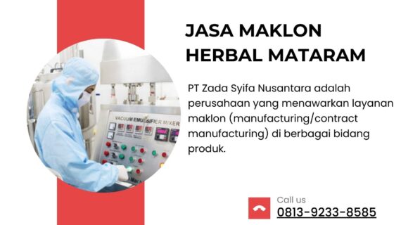 Jasa Maklon Herbal Mataram