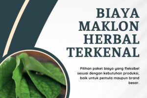 Biaya Maklon Herbal Terkenal