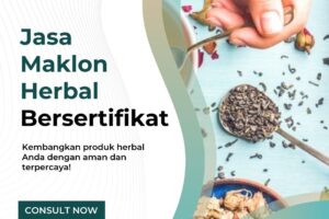 Jasa Maklon Herbal Bersertifikat