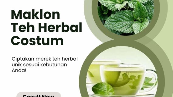 Maklon Teh Herbal Costum