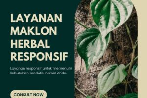 Layanan Maklon Herbal Responsif