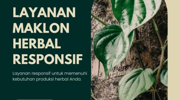 Layanan Maklon Herbal Responsif