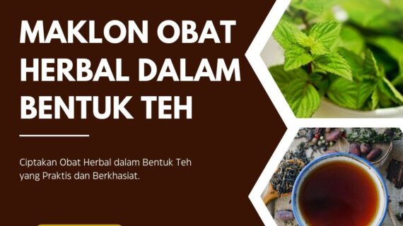Maklon Obat Herbal dalam Bentuk Teh